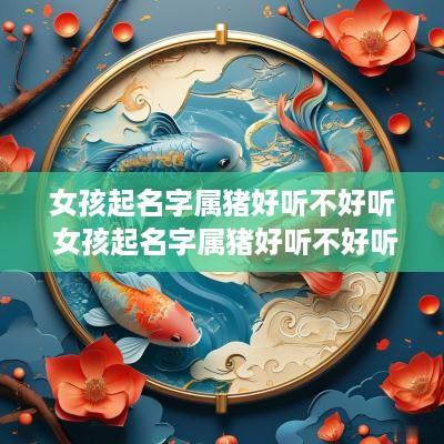 女孩起名字属猪好听不好听 女孩起名字属猪好听不好听呢