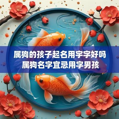 属狗的孩子起名用宇字好吗 属狗名字宜忌用字男孩
