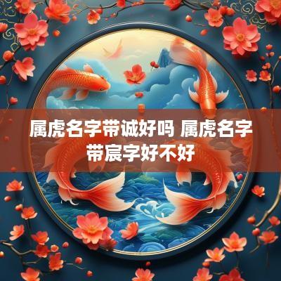 属虎名字带诚好吗 属虎名字带宸字好不好