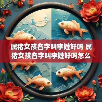 属猪女孩名字叫李姓好吗 属猪女孩名字叫李姓好吗怎么取