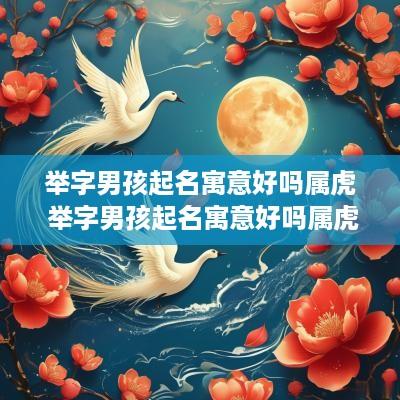 举字男孩起名寓意好吗属虎 举字男孩起名寓意好吗属虎的