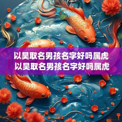 以昊取名男孩名字好吗属虎 以昊取名男孩名字好吗属虎的