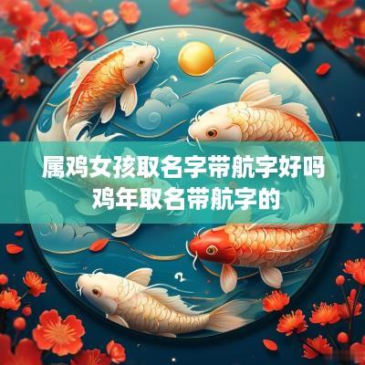 属鸡女孩取名字带航字好吗 鸡年取名带航字的