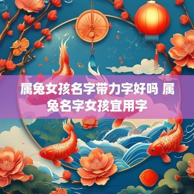 属兔女孩名字带力字好吗 属兔名字女孩宜用字
