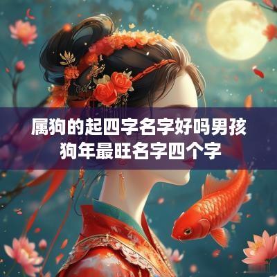 属狗的起四字名字好吗男孩 狗年最旺名字四个字
