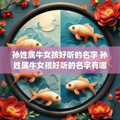 孙姓属牛女孩好听的名字 孙姓属牛女孩好听的名字有哪些