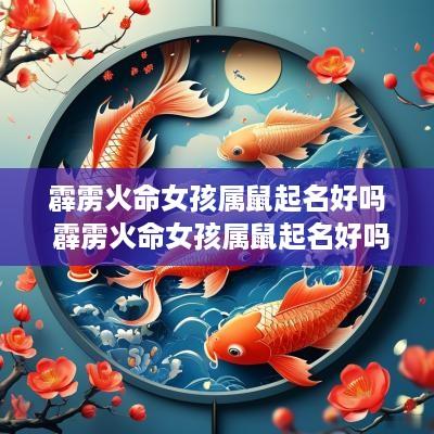 霹雳火命女孩属鼠起名好吗 霹雳火命女孩属鼠起名好吗