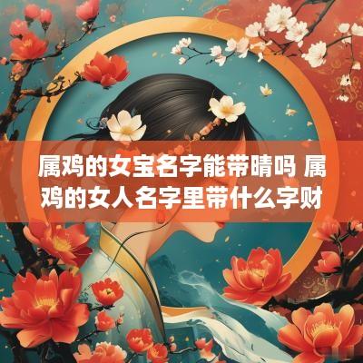 属鸡的女宝名字能带晴吗 属鸡的女人名字里带什么字财运旺盛
