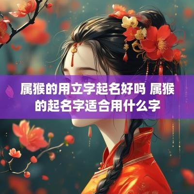 属猴的用立字起名好吗 属猴的起名字适合用什么字