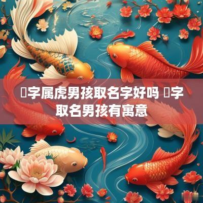 堃字属虎男孩取名字好吗 堃字取名男孩有寓意