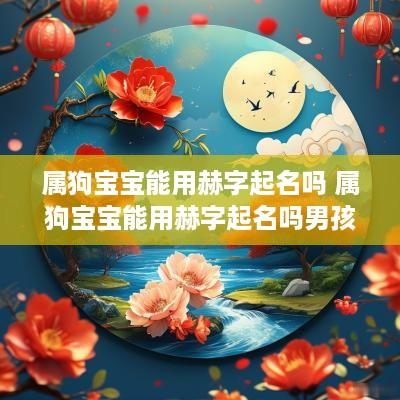 属狗宝宝能用赫字起名吗 属狗宝宝能用赫字起名吗男孩