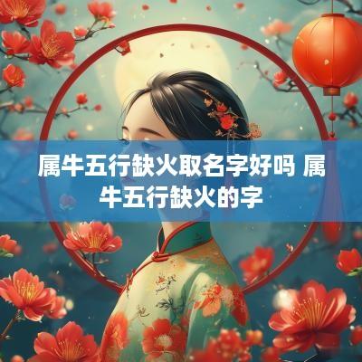 属牛五行缺火取名字好吗 属牛五行缺火的字