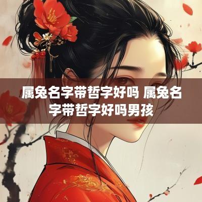 属兔名字带哲字好吗 属兔名字带哲字好吗男孩