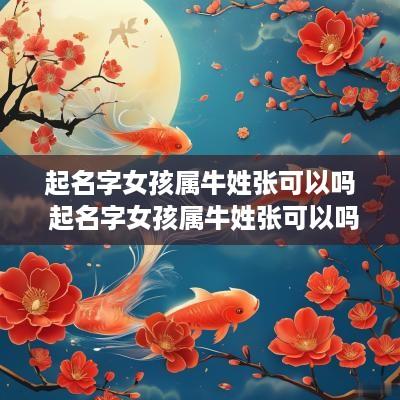 起名字女孩属牛姓张可以吗 起名字女孩属牛姓张可以吗怎么取名