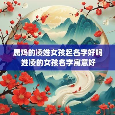 属鸡的凌姓女孩起名字好吗 姓凌的女孩名字寓意好