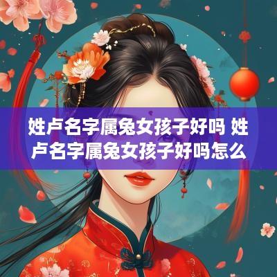 姓卢名字属兔女孩子好吗 姓卢名字属兔女孩子好吗怎么取