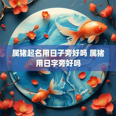 属猪起名用日子旁好吗 属猪用日字旁好吗