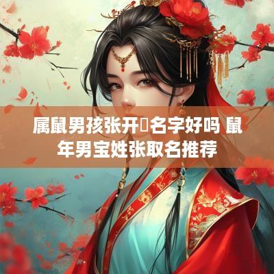 属鼠男孩张开竑名字好吗 蛇年男宝姓张取名推荐