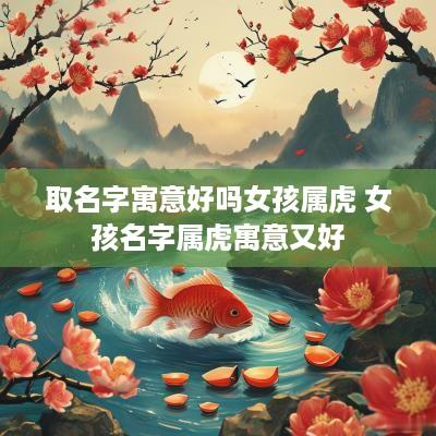 取名字寓意好吗女孩属虎 女孩名字属虎寓意又好