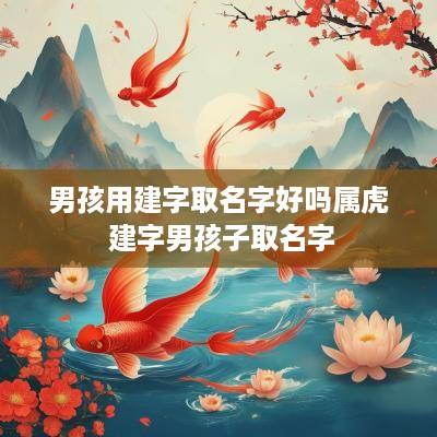 男孩用建字取名字好吗属虎 建字男孩子取名字