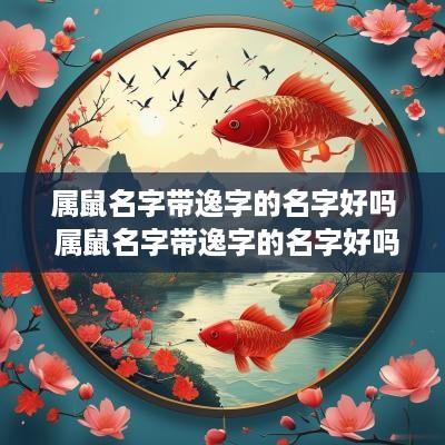 属鼠名字带逸字的名字好吗 属鼠名字带逸字的名字好吗男孩