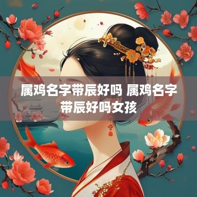 属鸡名字带辰好吗 属鸡名字带辰好吗女孩