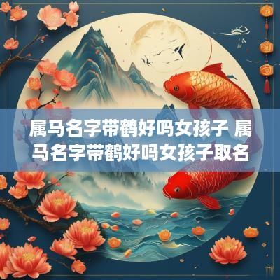 属马名字带鹤好吗女孩子 属马名字带鹤好吗女孩子取名