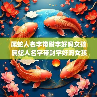 属蛇人名字带财字好吗女孩 属蛇人名字带财字好吗女孩子