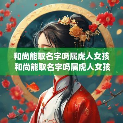 和尚能取名字吗属虎人女孩 和尚能取名字吗属虎人女孩子