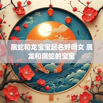 属蛇和龙宝宝起名好吗女 属龙和属蛇的宝宝