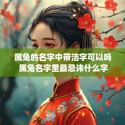 属兔的名字中带洁字可以吗 属兔名字里最忌讳什么字