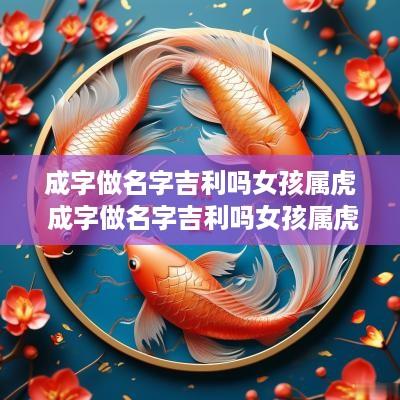成字做名字吉利吗女孩属虎 成字做名字吉利吗女孩属虎的