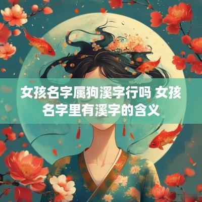 女孩名字属狗溪字行吗 女孩名字里有溪字的含义