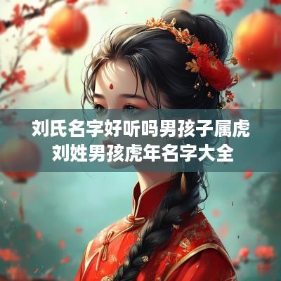 刘氏名字好听吗男孩子属虎 刘姓男孩蛇年名字大全