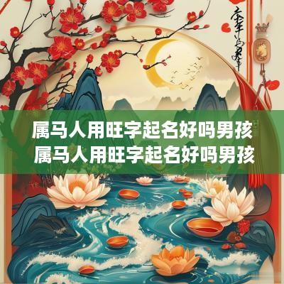 属马人用旺字起名好吗男孩 属马人用旺字起名好吗男孩子