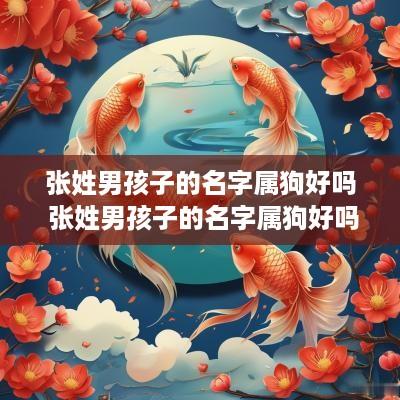 张姓男孩子的名字属狗好吗 张姓男孩子的名字属狗好吗怎么取