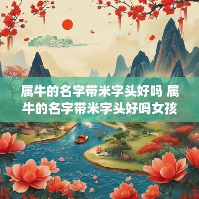 属牛的名字带米字头好吗 属牛的名字带米字头好吗女孩
