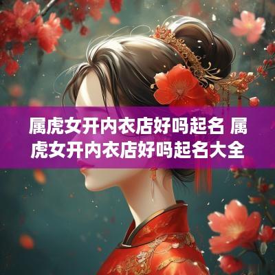 属虎女开内衣店好吗起名 属虎女开内衣店好吗起名大全