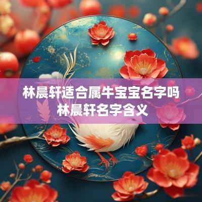 林晨轩适合属牛宝宝名字吗 林晨轩名字含义
