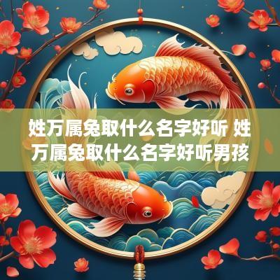 姓万属兔取什么名字好听 姓万属兔取什么名字好听男孩