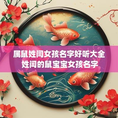 属鼠姓闫女孩名字好听大全 姓闫的鼠宝宝女孩名字