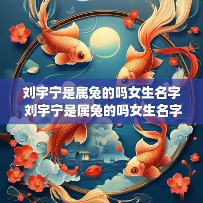 刘宇宁是属兔的吗女生名字 刘宇宁是属兔的吗女生名字叫什么