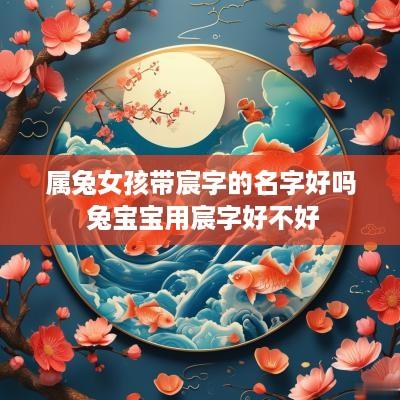 属兔女孩带宸字的名字好吗 兔宝宝用宸字好不好