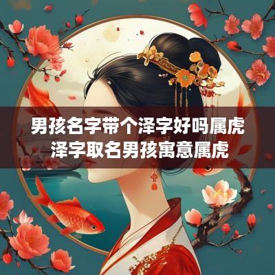 男孩名字带个泽字好吗属虎 泽字取名男孩寓意属虎