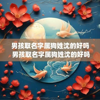 男孩取名字属狗姓沈的好吗 男孩取名字属狗姓沈的好吗怎么取