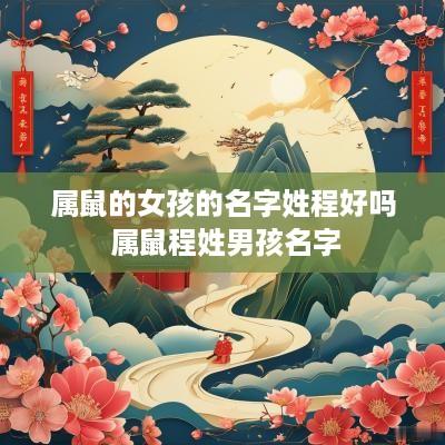 属鼠的女孩的名字姓程好吗 属鼠程姓男孩名字