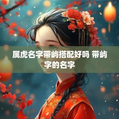 属虎名字带屿搭配好吗 带屿字的名字