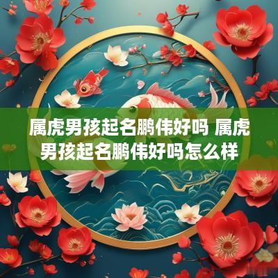 属虎男孩起名鹏伟好吗 属虎男孩起名鹏伟好吗怎么样
