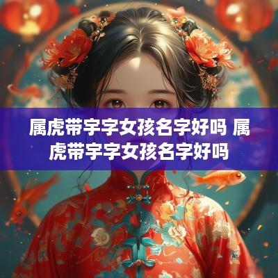 属虎带宇字女孩名字好吗 属虎带宇字女孩名字好吗