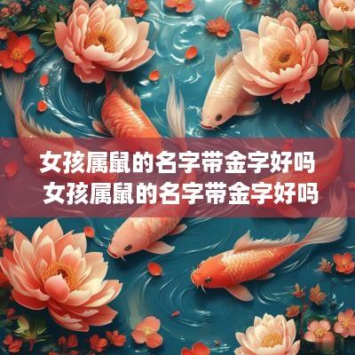 女孩属鼠的名字带金字好吗 女孩属鼠的名字带金字好吗怎么取